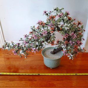 Vintage Glass Bonsai Tree